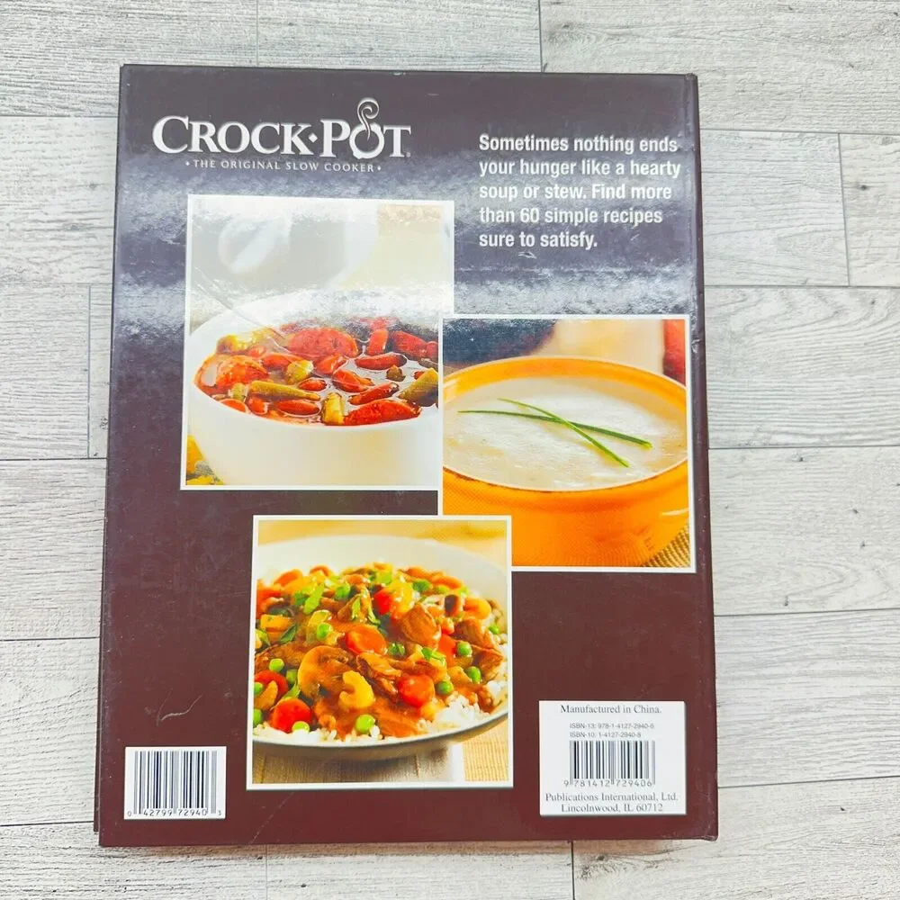 Crock Pot Soups and Stews - HC Spiral‎ Cookbook - PIL Publishers - Recipes